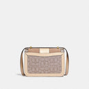 Coach Alie Shoulder Bag In Signature Jacquard With Snakeskin Detail
