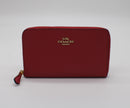 Coach Crossgrain Medium Leather Zip Around Wallet