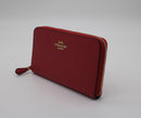Coach Crossgrain Medium Leather Zip Around Wallet