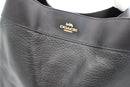 Coach Lexy Mixed Leather Suede Large Shoulder Bag