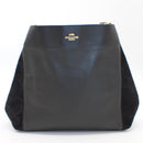 Coach Lexy Mixed Leather Suede Large Shoulder Bag