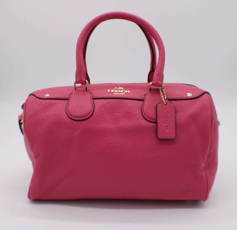 Coach Pebble Leather Bennett Satchel