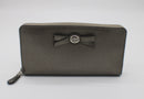 Coach Turnlock Bow Accordian Zip Wallet