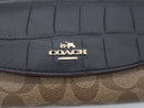 Coach Signature Exotic Pop Slim Wallet