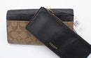 Coach Signature Exotic Pop Slim Wallet