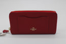 Coach Crossgrain Leather Accordian Zip Wallet