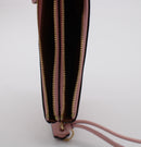 Coach Pebbled Leather Double Corner Zip Wristlet