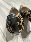 Coach Giovanna Leopard Print Leather Haircallf Pumps