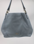 Coach Hallie Leather Shoulder Bag