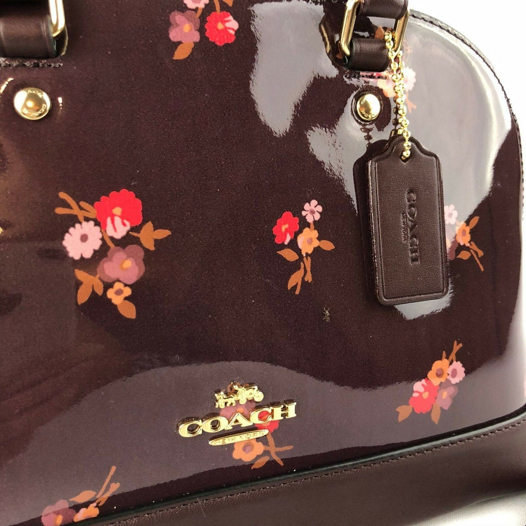 Coach mini clearance sierra satchel oxblood