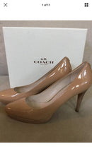 Coach Giovanna Patent Leather Pumps