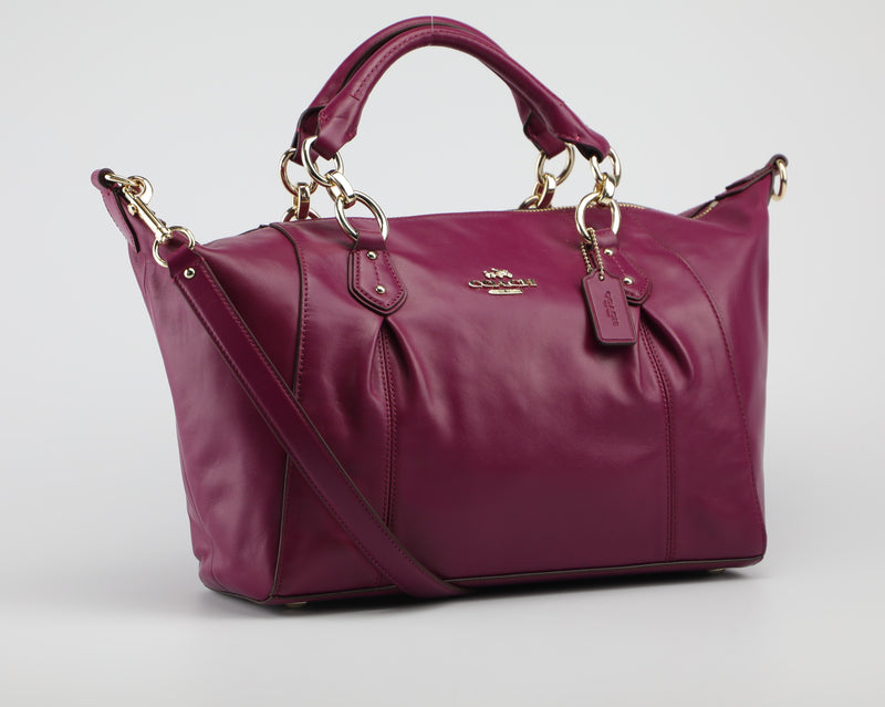 Coach Colette Smooth Leather Satchel