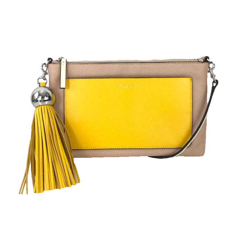 Tory Burch Colorblock Leather Tassel Crossbody