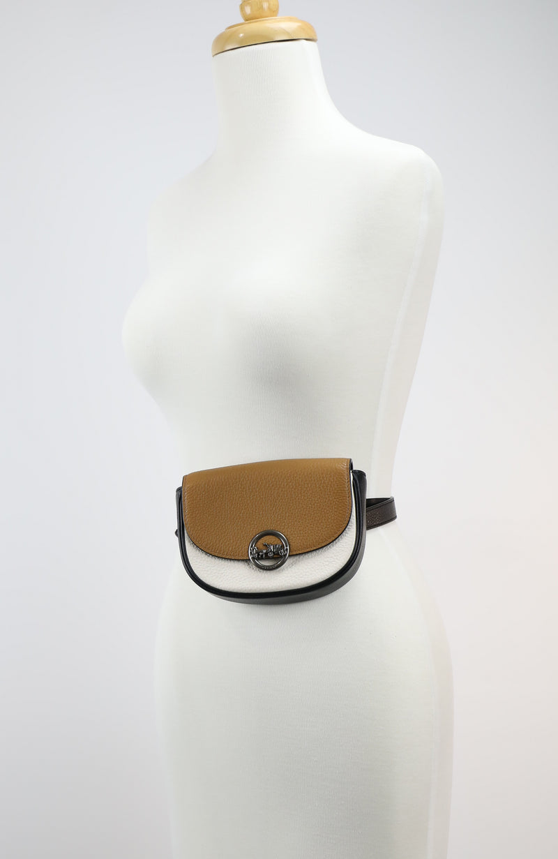 Coach Jade Mini Belt Bag In Colorblock
