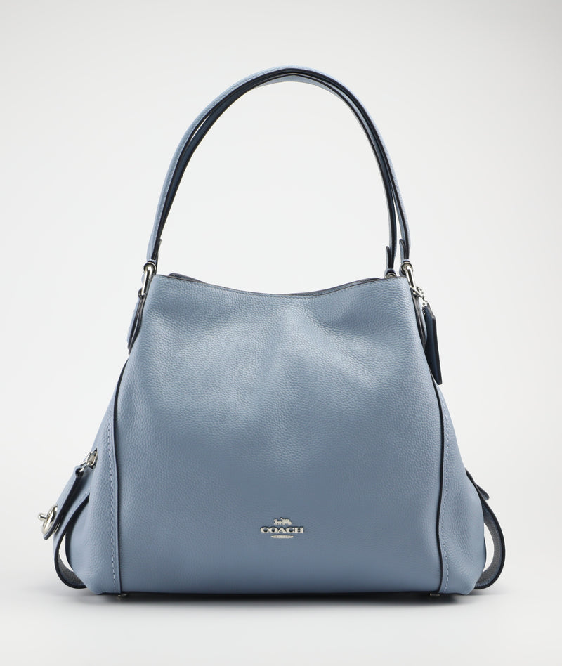 Coach Edie 31 Refined Pebble Leather Shoulder Bag