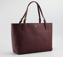 Tory Burch Emerson Large Buckle Leather Tote