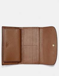Coach Pebbled Leather Checkbook Wallet