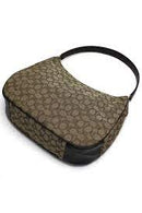 Coach Signature Jacquard Zip Shoulder Bag