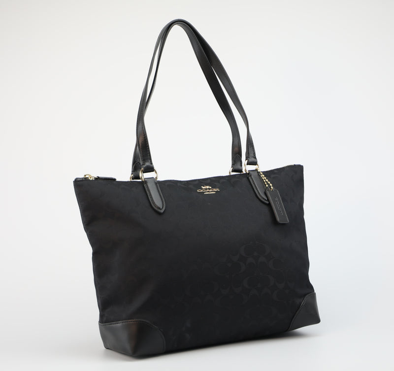 Coach Signature C Zip Top Tote