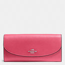 Coach Crossgrain Leather Slim Envelope Wallet