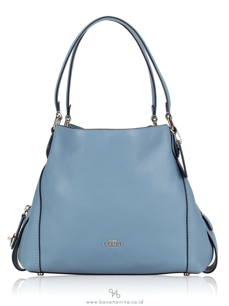 Coach Edie 31 Refined Pebble Leather Shoulder Bag