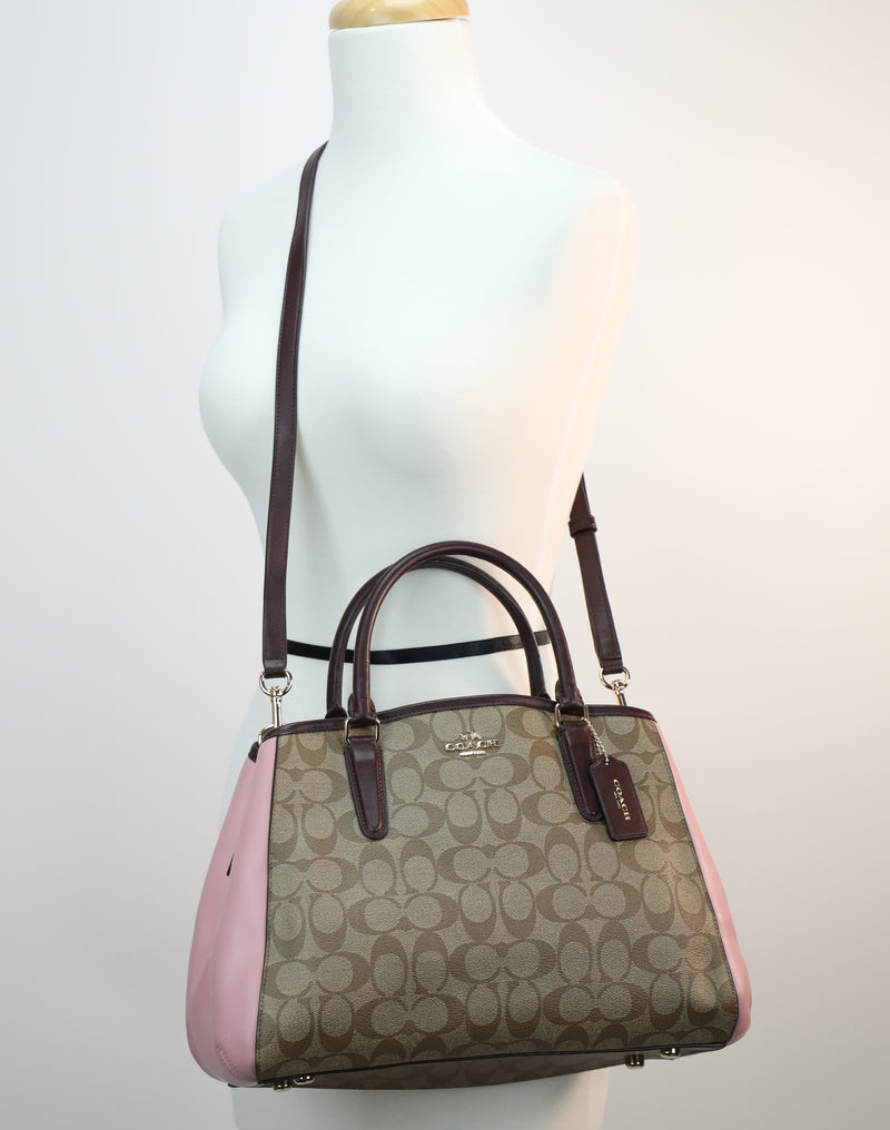 Coach Colorblock Signature Margot Carryall1