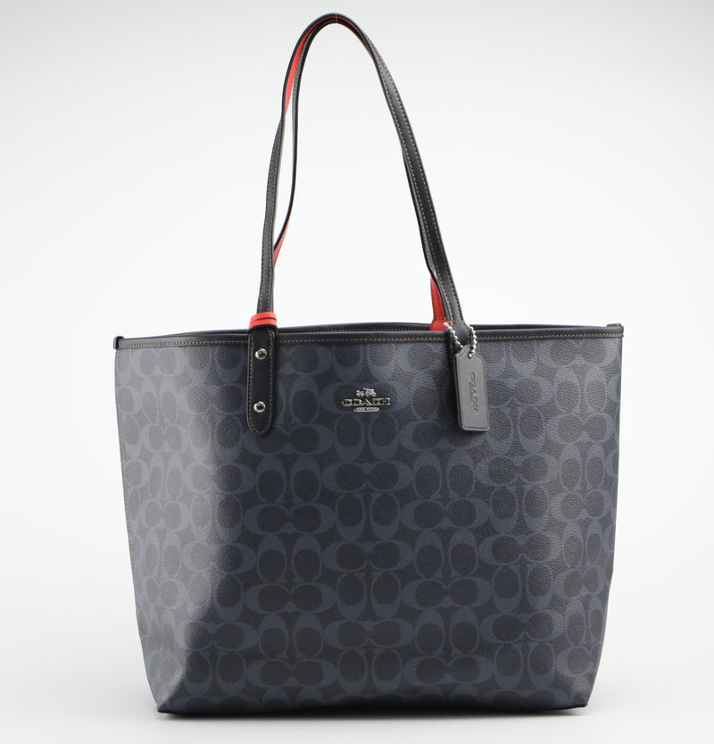 Coach Signature City Zip Reversible Tote