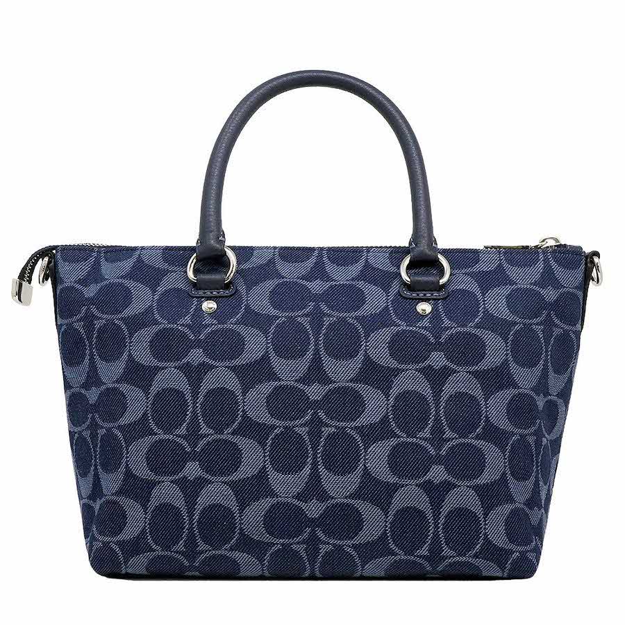 美品　Coach Denim Signature Toto Bag COACH - 美品 Coach Denim Signature Toto Bagの通販 by COCOA