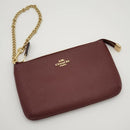 Coach Crossgrain Leather Large Wristlet
