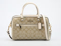 Coach Signature Rowan Satchel Crossbody