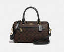 Coach Signature Rowan Satchel Crossbody