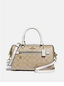 Coach Signature Rowan Satchel Crossbody
