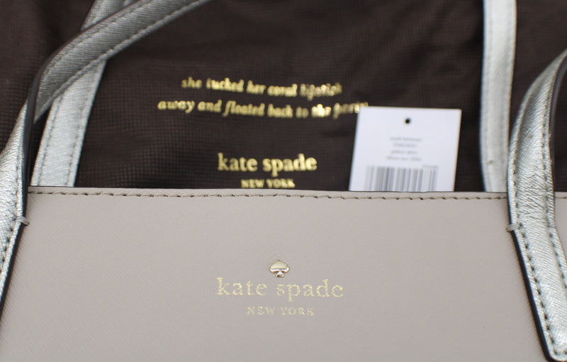 Kate Spade New York Blue Dawn Cameron Pocket Saffiano Leather Tote