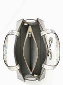 Kate Spade PXRU9047 - Hayes Street Snake Embossed Sam Satchel Crossbody in Soft Morning Dew Sky