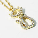 Kate Spade Jazz Things Up Pave Cat Pendant Necklace