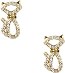 Kate Spade Jazz Things Up Pave Cat Studs