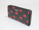Kate Spade Spencer Kisses Printed Zip Wallet