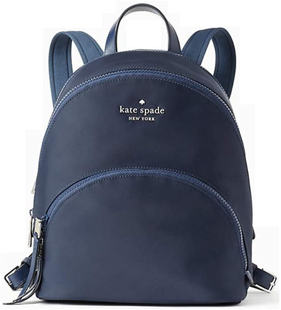 Kate Spade Karissa N Dot Medium Backpack Blue Multi  New $279 Kate Spade Karissa Nylon Seaside Dot Medium Backpack Blue  main image 3