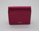 Kate Spade Lovitt Croc Embossed Flap Mini Wallet