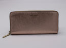 Kate Spade Spencer Metallic Saffiano Continental Zip Wallet