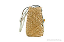 Kate Spade Honey Bee Large Natural Multi Embroidered Straw Tote