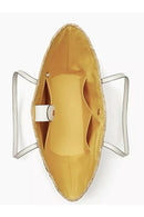 Kate Spade Honey Bee Large Natural Multi Embroidered Straw Tote