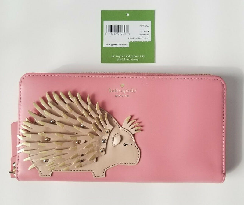 Kate Spad Porcupine Applique Lacey Wallet