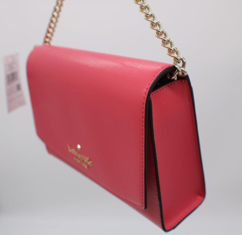 Kate Spade Carson Cameron Convertible Crossbody Clutch Handbag Red