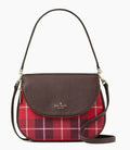 Kate Spade Leila Classic Plaid Medium Flap Shoulder Crossbody