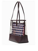 Kate Spade  Ash Geo Bird see Through PVC Triple Compartment Tote