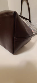 Kate Spade  Ash Geo Bird see Through PVC Triple Compartment Tote