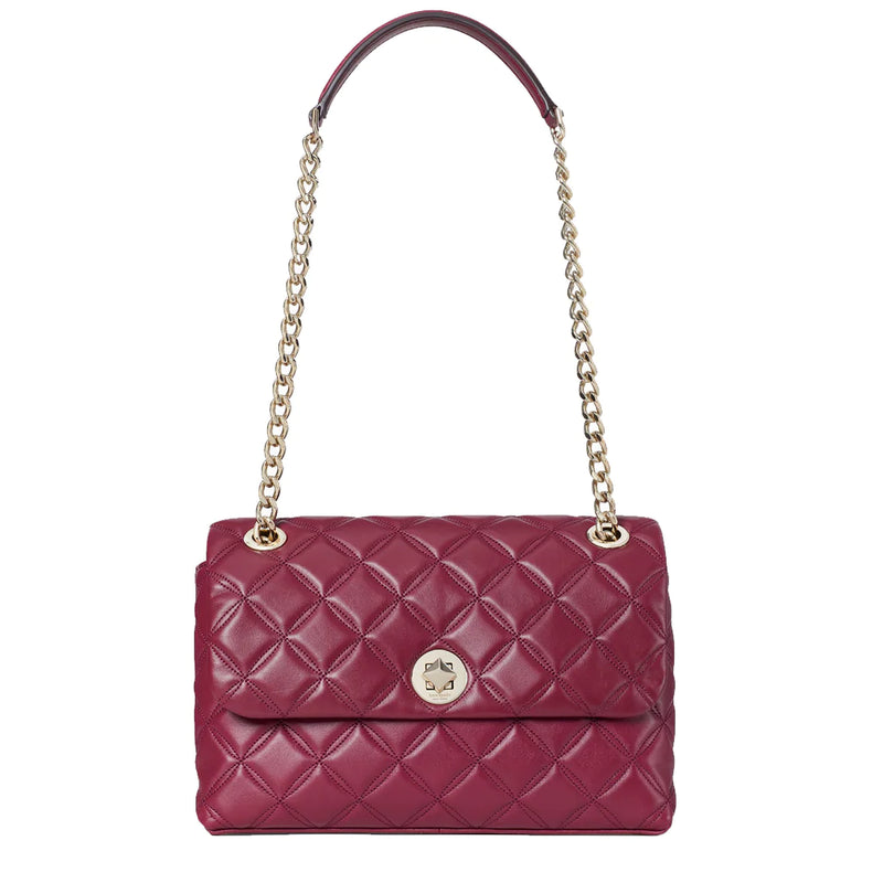 Kate Spade Natalia Smooth Quilted Leather Satchel