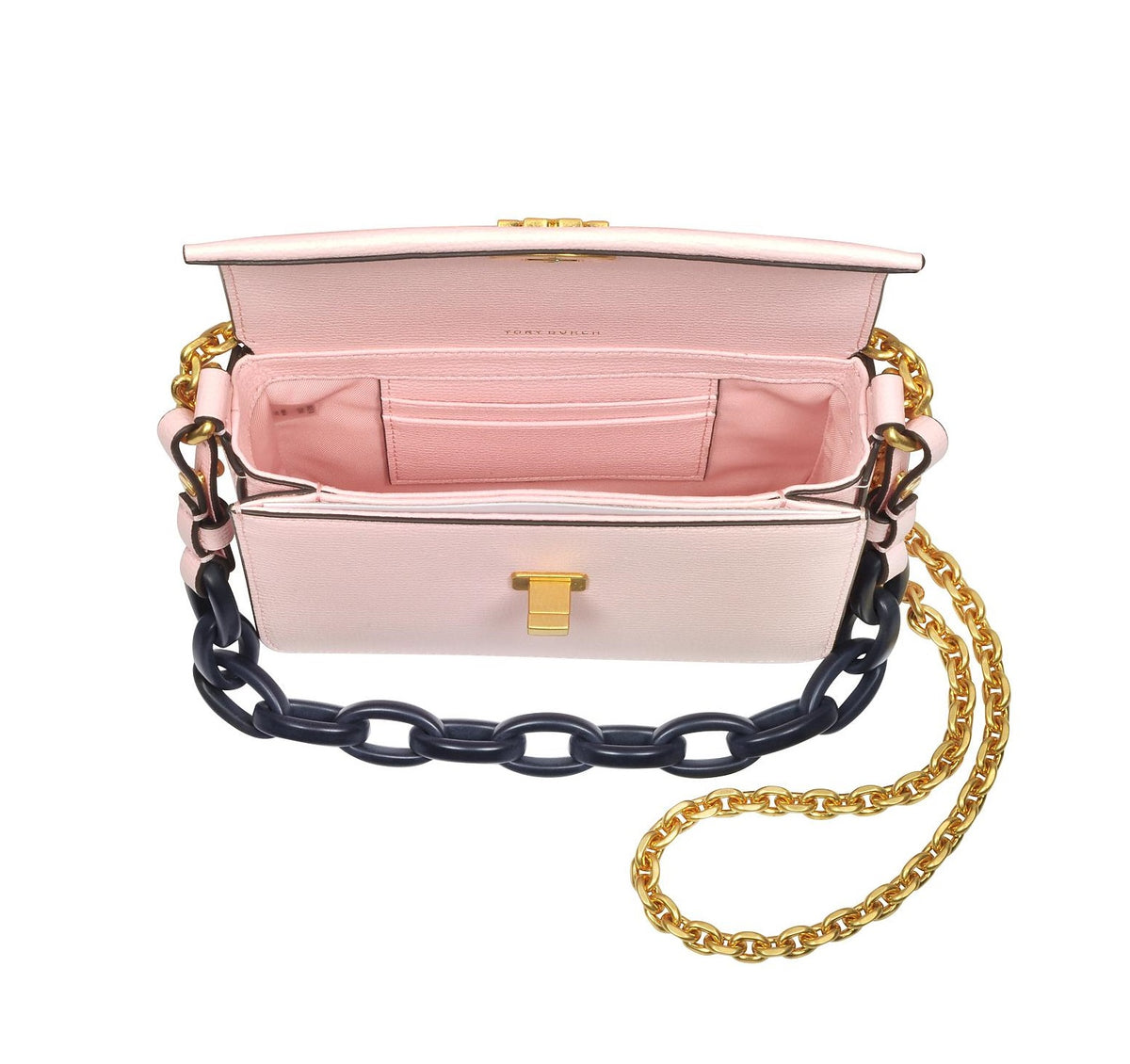 Tory Burch Marion Embossed Shoulder Bag Pale Pink & Kira Pearl hotsell Drop Earring $425