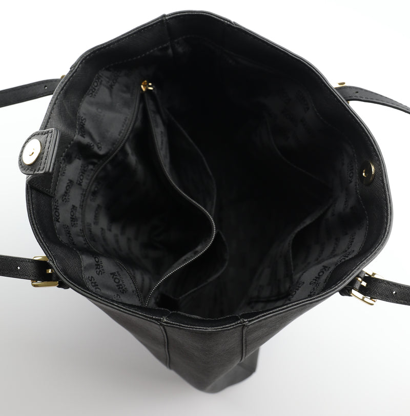  Michael Kors Jet Set Travel Large Saffiano Leather ,Black